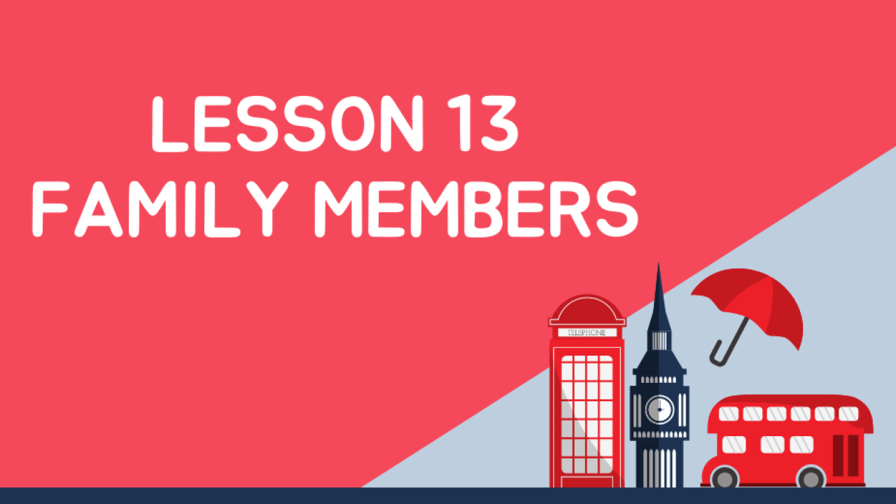 Anglų kalba:  pamoka 13 - Family members
