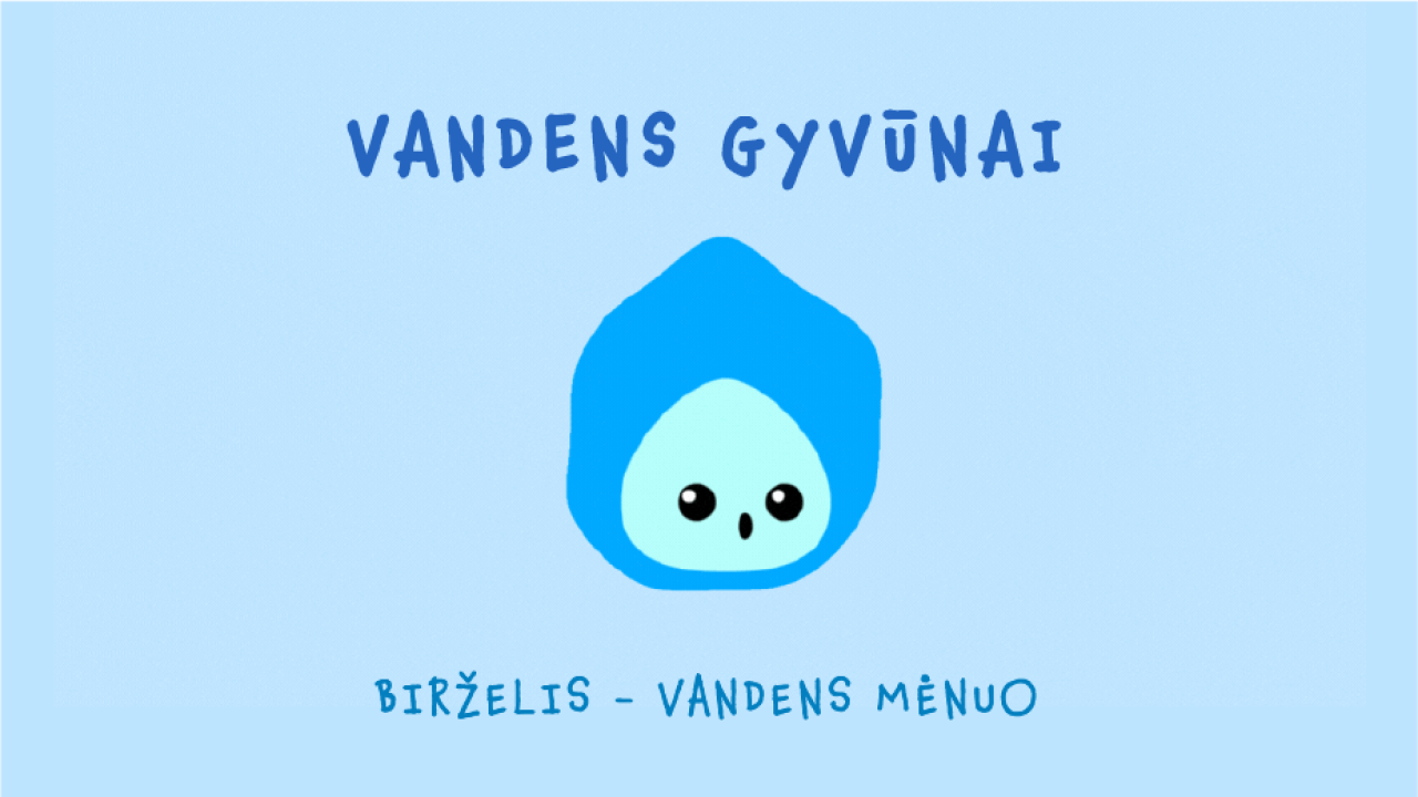 Vandens gyvūnai 1,5-3 metų vaikams