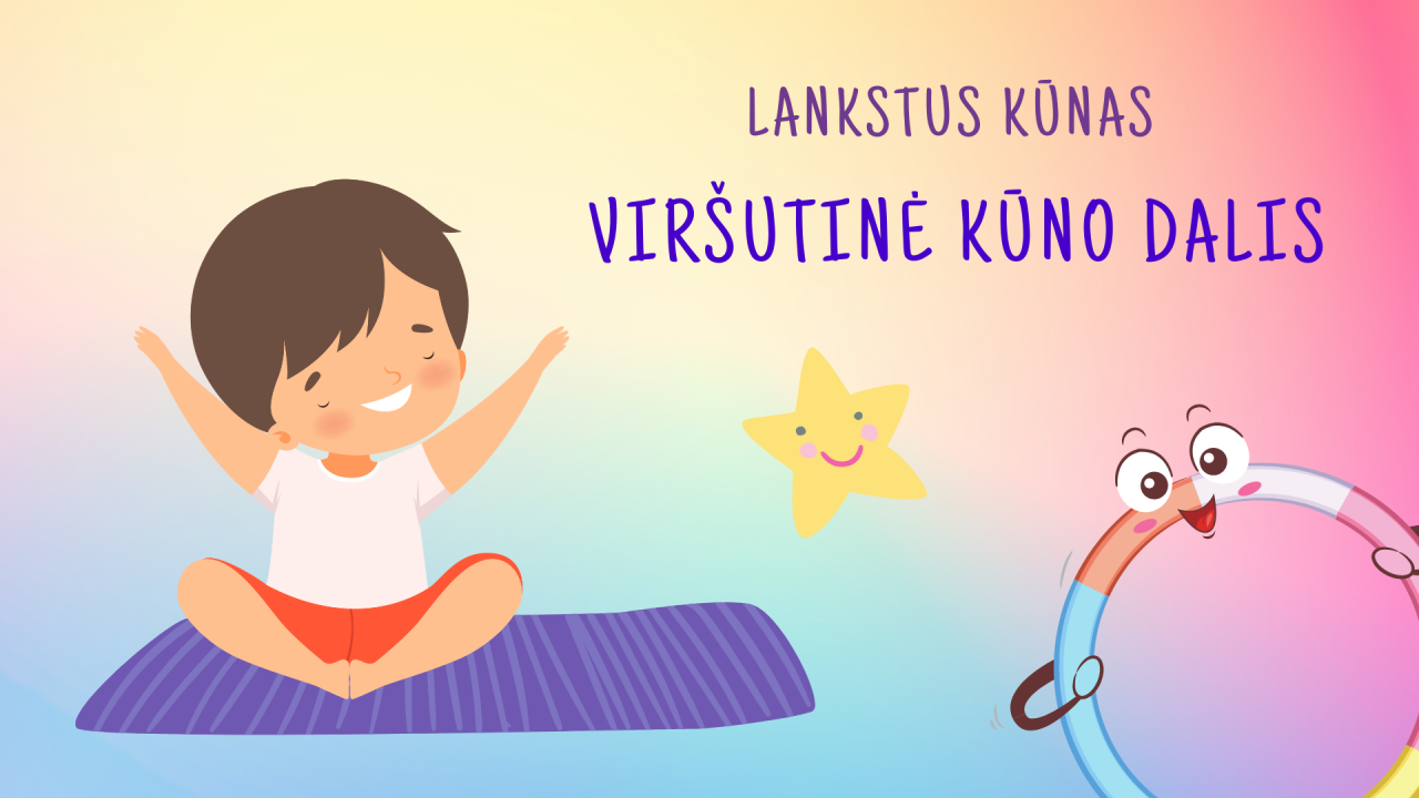 Lankstus kūnas. Viršutinė nugaros dalis