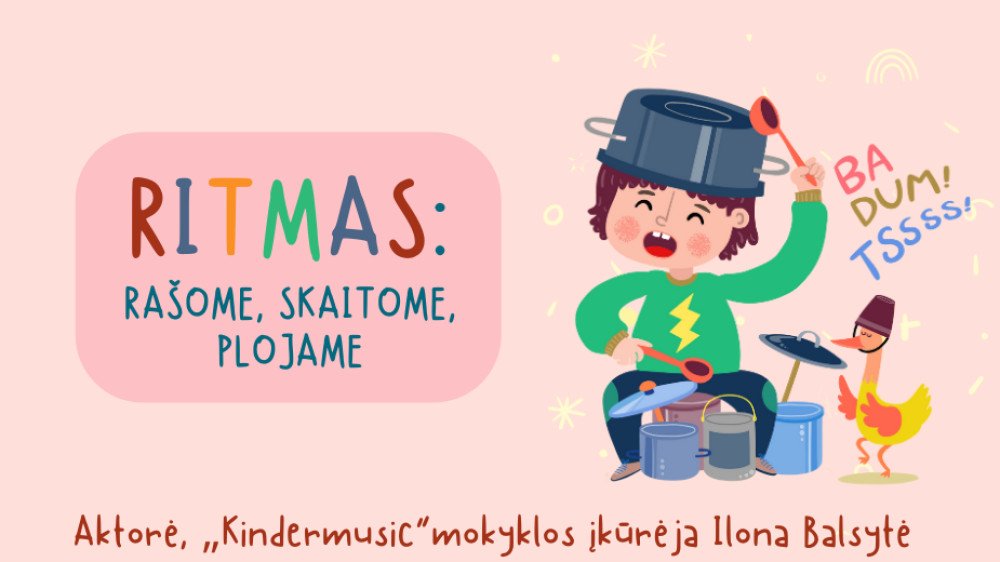 Ritmas: rašome, skaitome, plojame
